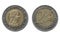 TwoÂ euro denomination circulation coin
